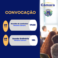 CONVOCAÇÃO SESSÃO ORDINÁRIA