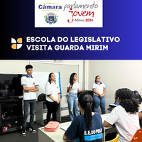 Escola do Legislativo visita Guarda Mirim