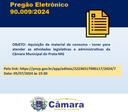 PREGÃO ELETRÔNICO 90009/2024 - AQUISIÇÃO DE MATERIAL DE CONSUMO - TONER